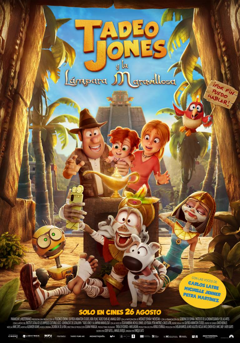 Poster de Tadeo Jones y la lámpara maravillosa