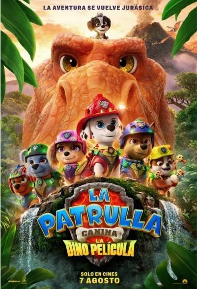 Poster de La Patrulla Canina: La Dino Película